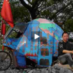 "Earth Bike" Travels Through China