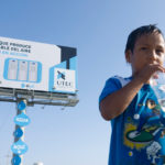 A billboard in Lima draws water out of the air