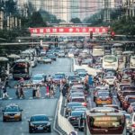 Although congestion pricing is often a contentious issue, its ability to decrease congestion and air pollution while increasing revenue for sustainable transport projects makes it a policy many cities find worth pursuing. Photo by Zhou Ding/Flickr.