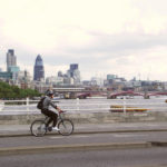 Would you be happier commuting on a bike path floating on London’s Thames River? Photo by Chris R/Flickr.